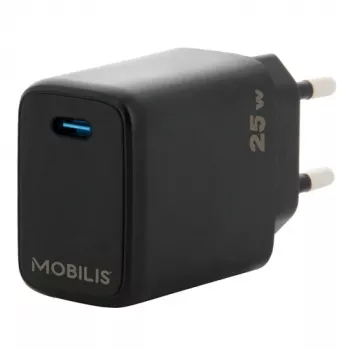 Nabíjačka pre mobilné zariadenia Mobilis 001380 univerzálna čierna AC rýchle nabíjanie