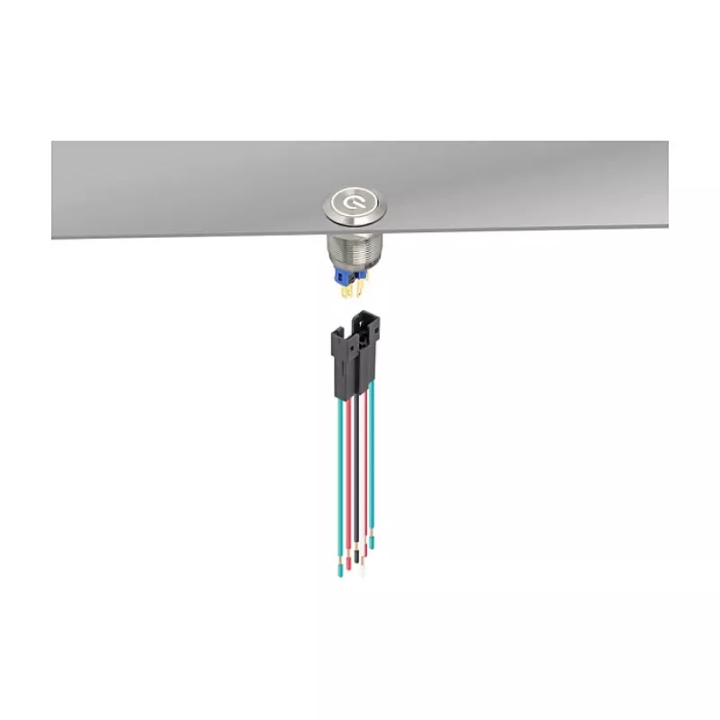 Delock 90791 Zásuvka pre 22 mm 6-pinové tlačidlo alebo spínač