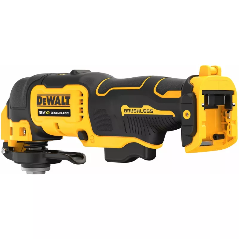Oscilačný multifunkčný nástroj DeWalt DCS353NT-XJ, brushless, bezdrôtový, 12 W, 840 g, čierna/žltá