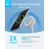 Anker MagGo Headphones biela USB bezdrôtové rýchle nabíjanie interiérové