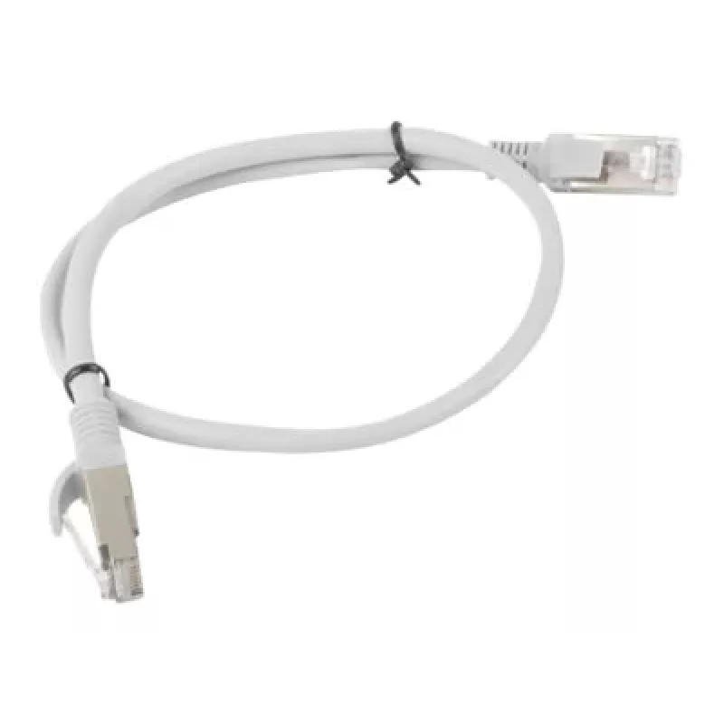 Sieťový kábel Lanberg PCU6-10CC-0050-S RJ-45 Cat6 0,5 m sivý