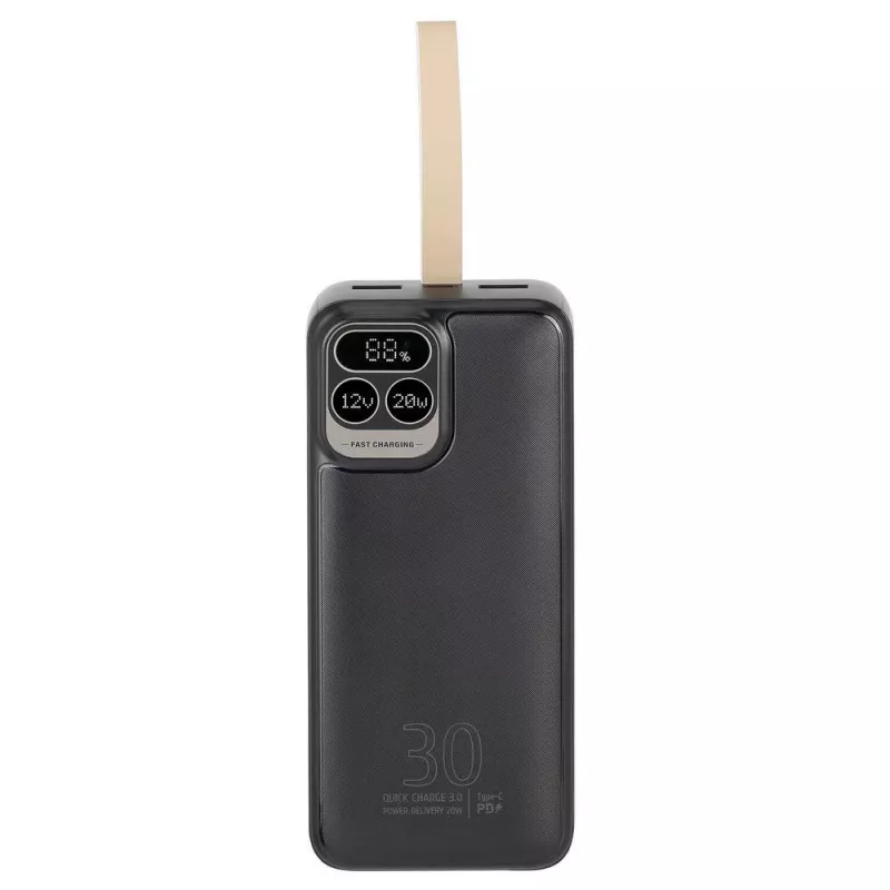 Rivacase VA2585 Powerbanka 30000 mAh 20W, čierna