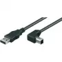 Wentronic Goobay USB 2.0 Hi-Speed kábel, čierny, 1 m - USB 2.0 konektor samec (Type-A) > USB 2.0 konektor samec (Type-B) (93017)