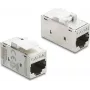 Delock 90989 Keystone spojka RJ45 na RJ45 Cat.6A, kov, strieborná/biela