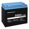 Nabíjateľná batéria LiFePO4 QOLTEC 12,8V 30Ah 384Wh s BMS