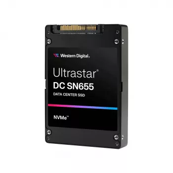 SSD disk WESTERN DIGITAL Ultrastar DC SN655 7,68 TB and3 PCIe TLC ISE Dual Port