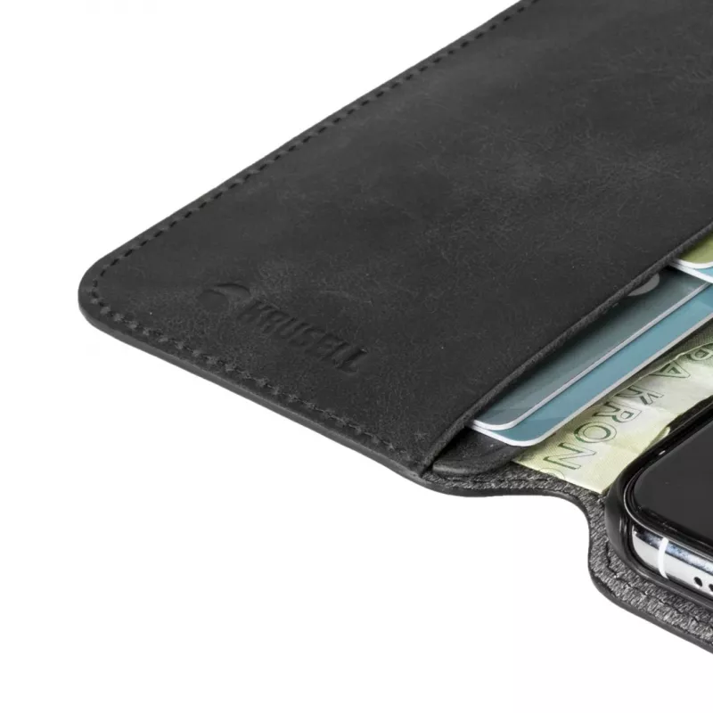 Krusell Sunne PhoneWallet Apple iPhone 11 Pro Max vintage čierna
