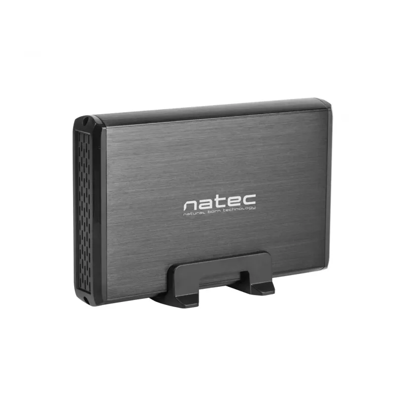 NATEC NKZ-0448 RHINO externé USB 3.0 puzdro pre 3,5-palcové SATA HDD čierny hliník