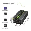 Qoltec Monolith napájací adaptér/menič do auta 600 W čierna