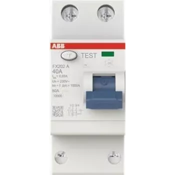 ABB prúdový chránič FX202A-40/0.03 2-pólový typ A 40A 30mA (2CSF202165R1400)