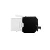 LogiLink NK4066 Keystone modul plochý čierny biely RJ-45