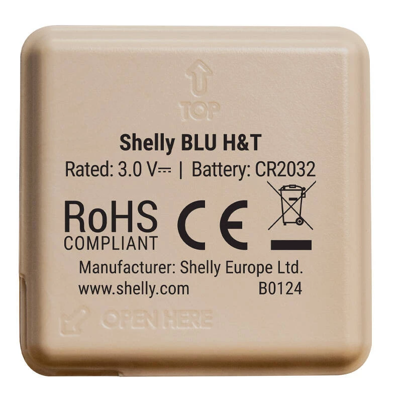 Shelly BLU H&T snímač teploty a vlhkosti (Mocha)