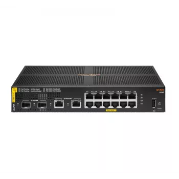 HPE Aruba Networking 6100 12G Class4 PoE 2G/2SFP+ 139W Managed L3 Gigabit Ethernet (10/100/1000) Power over Ethernet (PoE) 1U Čierna