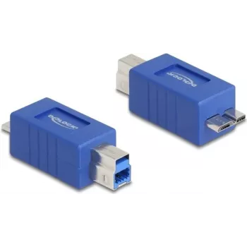 DeLOCK 67215 káblový adaptér USB Type-B USB Micro-B modrý