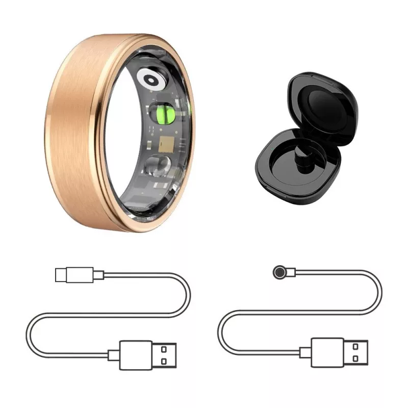 Smart Ring MANTA SR01GD 62mm OneRing Gold — veľkosť 62, kovovo-zlaté prevedenie