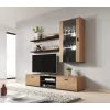 Cama sada dvoch políc 125cm SOHO dub lefkas/čierna