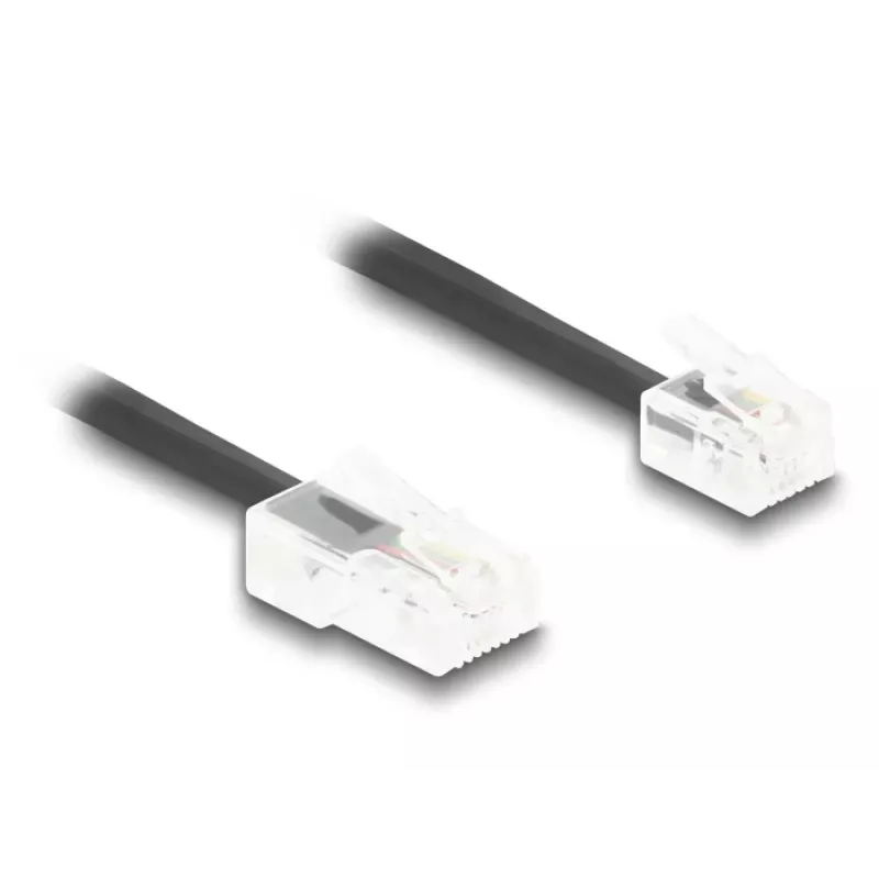 Telefónny kábel DeLOCK 88479 2 m čierny RJ-11 RJ-45
