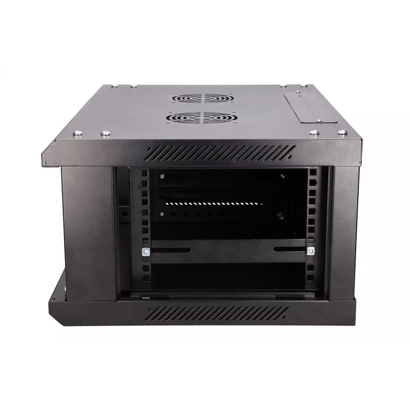 Nástenný rack Extralink 4U 600x450 čierny