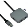 USB hub VALUE 12.99.1124 USB 3.2 Gen 1 Type-A čierny 5 m