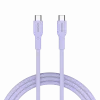 CANYON kábel OnWire 60CL C-C 60W COLOR pletený 1m fialový