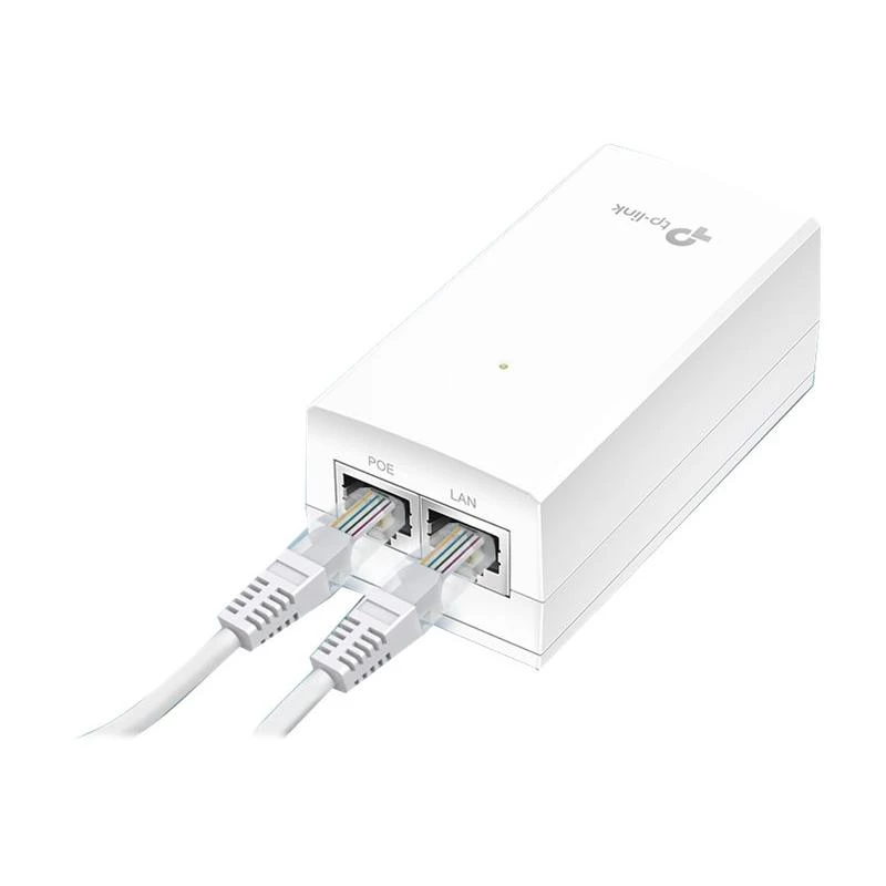 TP-Link 24V pasívny PoE adaptér, Gigabit Ethernet, 10,100,1000 Mbit/s, 10/100/1000, Cat3, Cat4, Cat5, Cat5e, Cat6, biely, 100 m