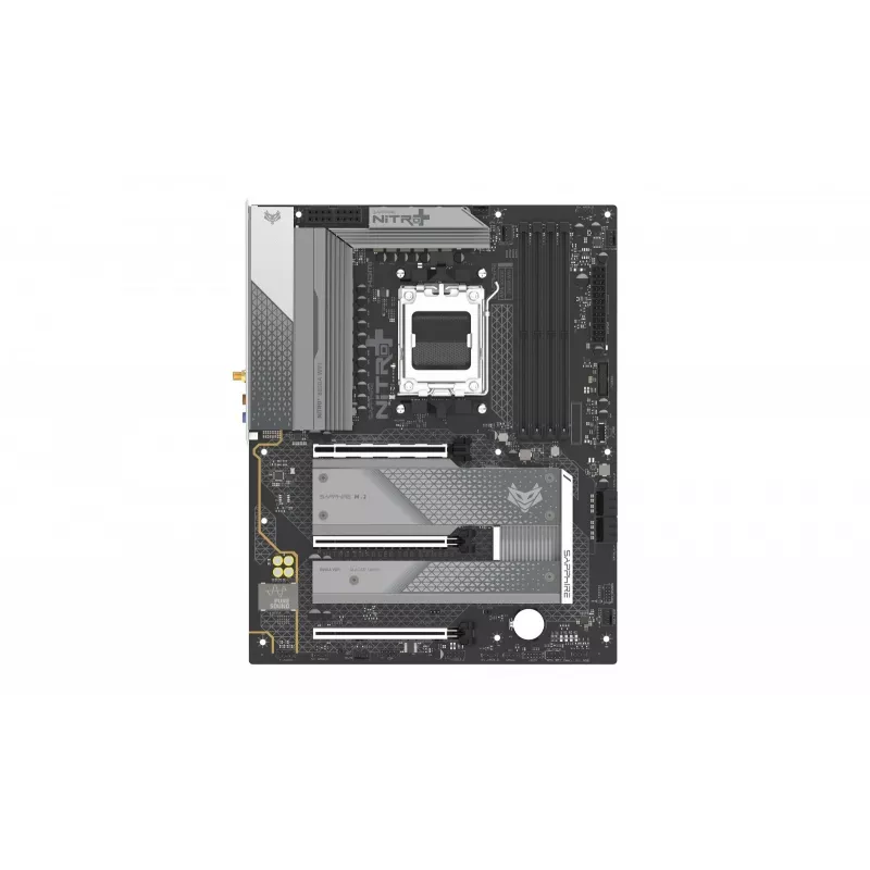 Základná doska Sapphire NITRO+ B850A WIFI 7 AMD B850 socket AM5 micro ATX, DDR5, 4 DIMM, 256GB, Wi-Fi 7, 2.5GbE