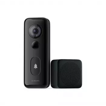 Nástenná Xiaomi 3S čierna IP65 2-way audio káblová & bezdrôtová Wi‑Fi 2.4 GHz batéria/DC 5V