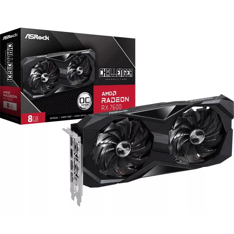 ASRock Radeon RX 7600 Challenger 8GB GDDR6 grafická karta