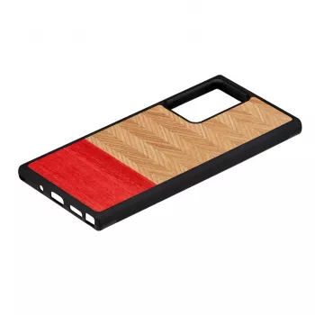 Puzdro na telefón Man and Wood Galaxy Note 20 Ultra rybí vzor azalka čierna