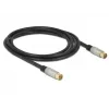 Koaxiálny kábel RG-6/U DeLOCK 88946 2 m IEC čierny