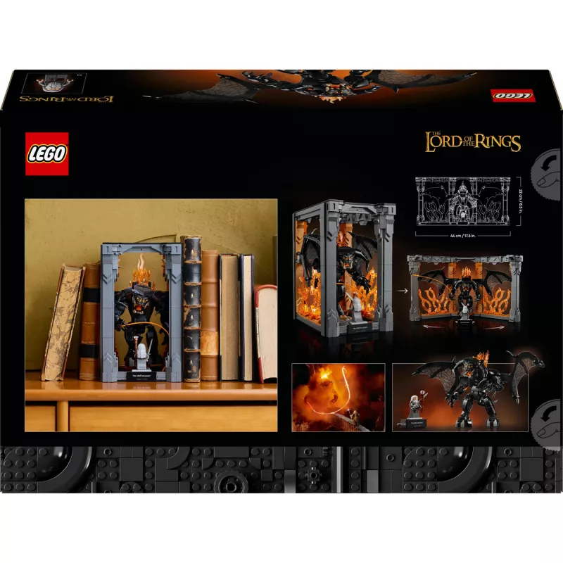 LEGO ICONS 10367 Pán prsteňov: Balrog knižný kútik