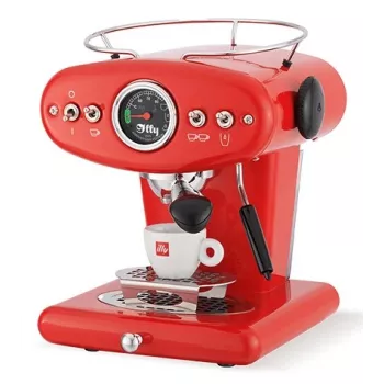 Kávovar Illy X1 manuálny — 1 l nádrž na vodu, 1200 W, kávové pody a mletá káva, 1 výpust