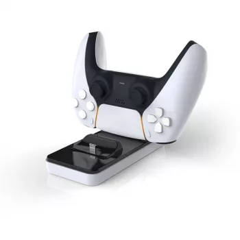 Nabíjacia stanica SUBSONIC SA5608 pre ovládače PlayStation 5 s dvoma rýchlonabíjacími miestami a LED indikátormi