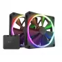 NZXT F140 RGB TWIN ventilátor 14 cm čierny 500-1800 RPM Fluid Dynamic Bearing