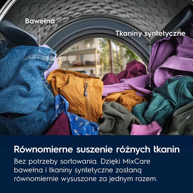 Sušička bielizne Electrolux EW7D585UCP 8 kg tepelné čerpadlo, kondenzačné sušenie
