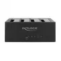 DeLOCK USB Type-C dokovacia stanica pre 4 x SATA HDD / SSD - HDD dokovacia stanica pozície: 4 - 2.5 / 3.5 spoločné (6,4 cm/8,9 cm spoločné)