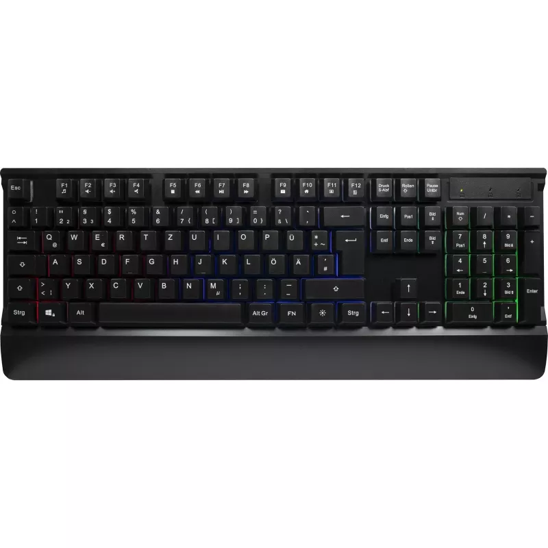 Káblová herná sada klávesnice a myši INTER-TECH KC-3000 RGB s podsvietením, USB port