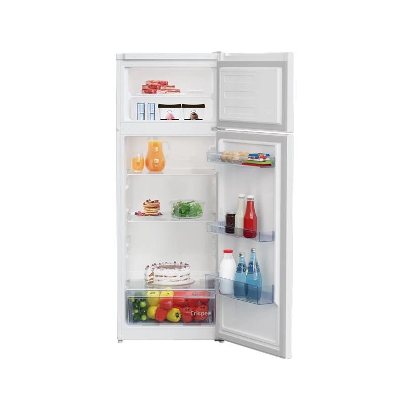 BEKO chladnička RDSA240K40WN, energetická trieda E, výška 146,5 cm, biela