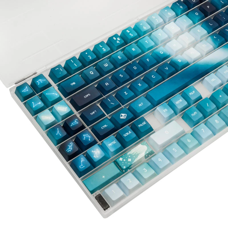Sada keycapov Traitors AURORA GAKC-270 — UK rozloženie — kompatibilné keycapy pre mechanické klávesnice