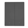 WLAN nástenný vypínač Sonoff M5-2C-80, 2 obvody, model M5-2C-80