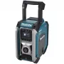 Makita MR007GZ Akumulátorové stavebné rádio, DAB+/FM, 18V-40V, čierno/zelené