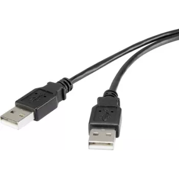 Renkforce RF-4463046 USB kábel 3 m USB 2.0 čierny