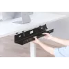Digitus DA-90450 káblový manažment vanička 600x135x108mm čierna oceľ 1