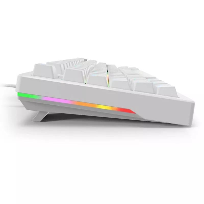 Sharkoon SGK25 75% QWERTZ USB káblová RGB LED klávesnica biela