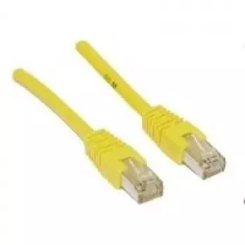 Wentronic Goobay CAT 5e patch kábel, SF/UTP, žltý, 2 m - CCA medená zmes (68066)