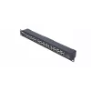 Extralink Gigabit PoE injektor 12 port 12x 1000Mb/s RJ45, Rackmount