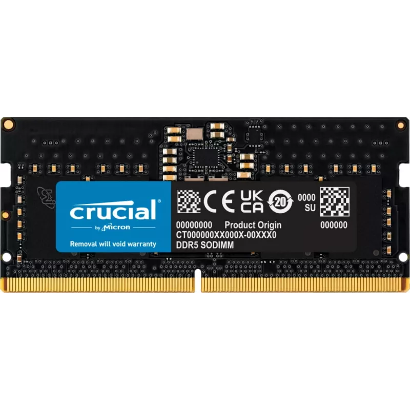 Crucial 8GB 1x8GB DDR5-5600 CL 46 SO-DIMM RAM pamäť pre notebook - 8 GB - DDR