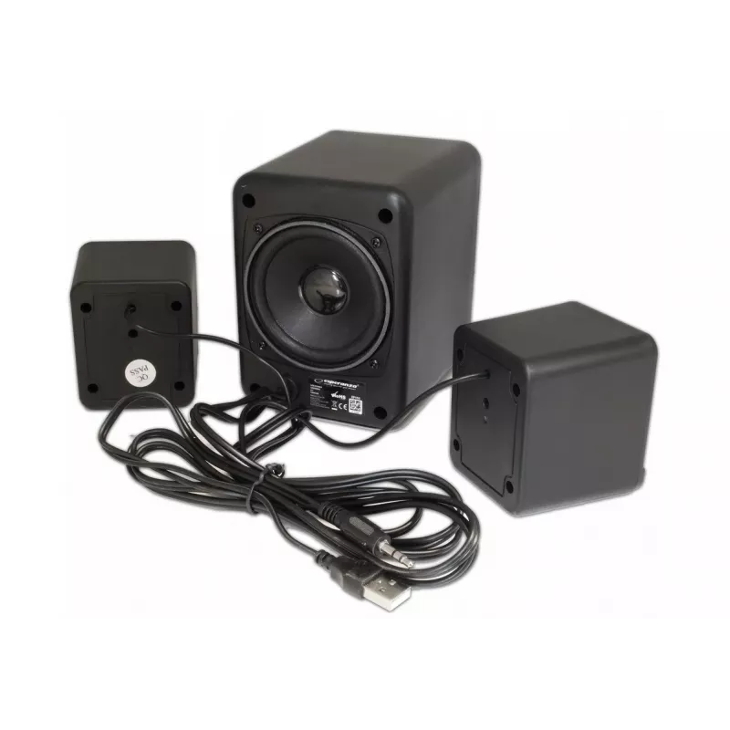 Esperanza EP153 USB 2.1 reproduktorová sada 6 W čierna