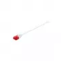 Wentronic Goobay CAT 6 tenký patch kábel, U/UTP, biela, 7,5 m – medený materiál (93696)