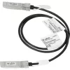 Z HP Enterprise 10G SFP+ na SFP+ 1m Direct Attach Copper InfiniBand kábel SFP+ čierny